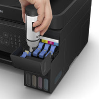 Epson 33ppm Mono 15ppm Colour A4 Print Scan Copy USB Wi-Fi/Wi-FiDirect Ethernet ADF incl 1 set of ink (2 x Black)