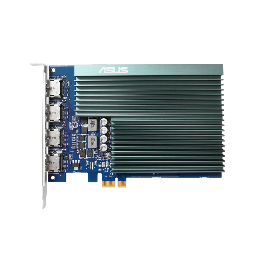 ASUS GeForce GT 730 2GB GDDR5 4-Port HDMI PCIe x1 Low Profile Graphics Card