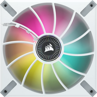 Corsair iCUE ML140 RGB ELITE 140mm Magnetic Levitation Fan White 2-Pack - Image 4
