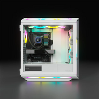 Corsair iCUE 5000T RGB Mid-Tower ATX PC Case with Tempered Glass (White) - Image 3