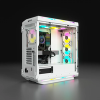 Corsair iCUE 5000T RGB Mid-Tower ATX PC Case with Tempered Glass (White) - Image 5
