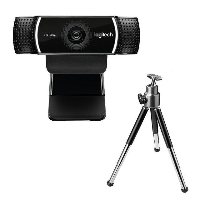 Logitech C922 Pro - Webcam - Stream edition - USB - Black - Includes tri-pod