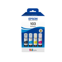 Epson 103 EcoTank Original Ink Multipack 4x65ml Black Cyan Magenta Yellow