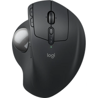 Logitech MX ERGO S Advanced Wireless Trackball Mouse 2048 DPI Bluetooth USB RF Black