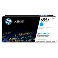HP 655A Cyan Original LaserJet Toner Cartridge 10 500 pgs