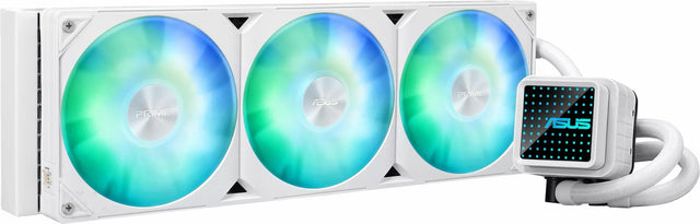 ASUS Cooler Water block dim:72x72x61mm. Block Material:Copper. Radiator Dim:394x121x27mm. Intel: LGA1700;1200;115x. AMD: AM5;AM4