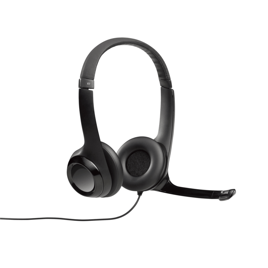 Logitech H390 - Stereo Headset - Black - USB