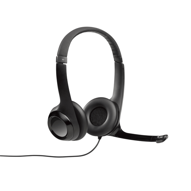Logitech H390 - Stereo Headset - Black - USB