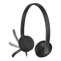 Logitech H340 USB Wired Headset Stereo Noise-Canceling Mic Plug-and-Play 1.8m Cable Graphite - Image 5