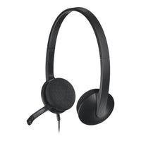 Logitech H340 USB Wired Headset Stereo Noise-Canceling Mic Plug-and-Play 1.8m Cable Graphite - Image 4