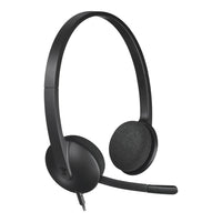 Logitech H340 USB Wired Headset Stereo Noise-Canceling Mic Plug-and-Play 1.8m Cable Graphite - Image 2