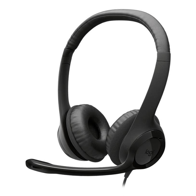 Logitech H390C - Stereo Headset - Black - USB-C