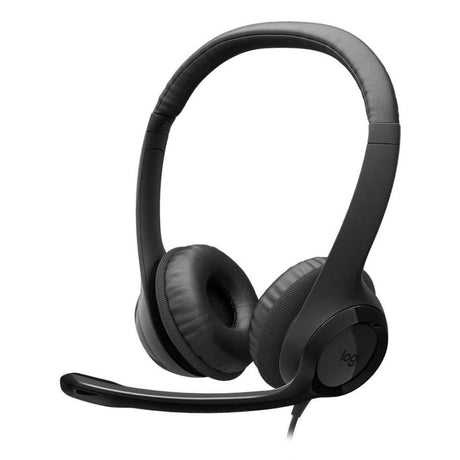 Logitech H390C - Stereo Headset - Black - USB-C