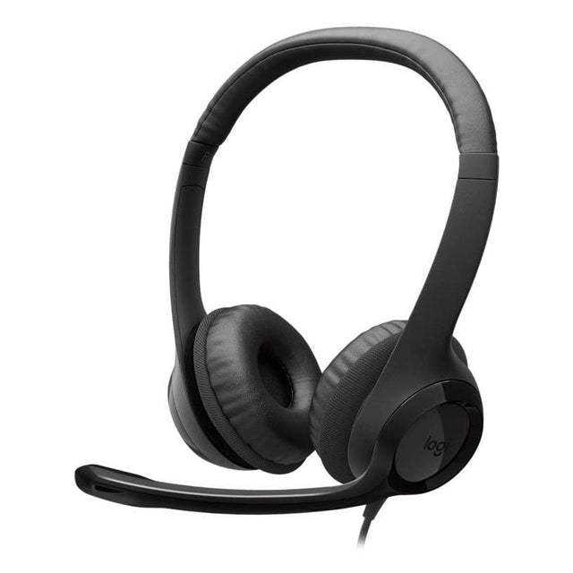 Logitech H390C - Stereo Headset - Black - USB-C