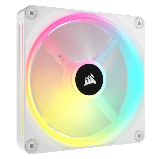 Corsair iCUE LINK LX140 RGB 140mm PWM Fan 480-2000 RPM 63.1 CFM (White)