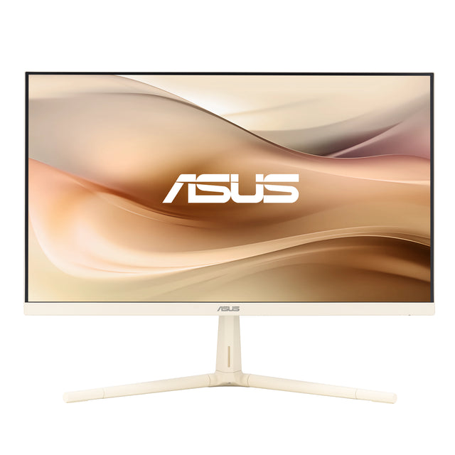 ASUS VU279CFE 27-inch Full HD IPS Monitor 100Hz USB-C 15W PD HDMI Height Adjustable Oat Milk