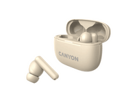 CANYON headset OnGo TWS-10 ANC+ENC Beige
