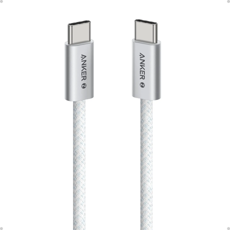 Anker Type C to Type C Braided Cable 240W 1m White Warranty 2 Year
