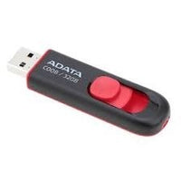 ADATA USB 2.0 RETRACTABLE 32GB BLK/RED