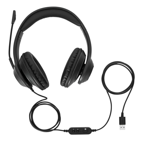 Targus Wired Stereo Headset Dual high sensitivity speakers