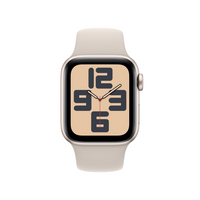 Apple Watch SE GPS - 44mm  Starlight Aluminium Case with Starlight Sport Band - M/L