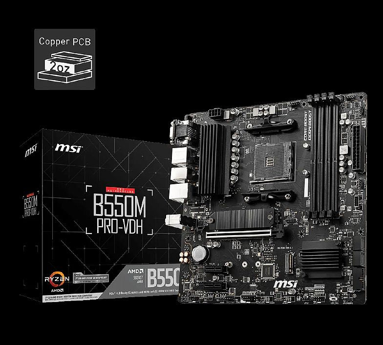 MSI B550M PRO-VDH DDR4