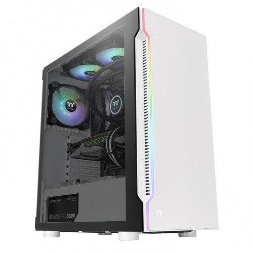 TT CASE, H200 TG SNOW RGB ATX MID TOWER