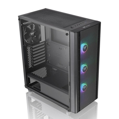 TT CASE, V250 TG BLK ARGB AIR MID TOWER