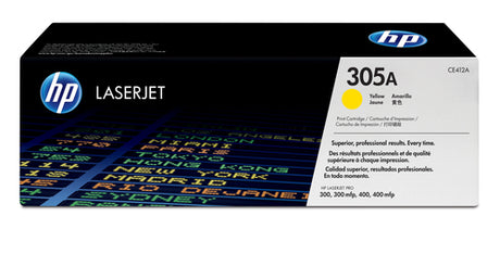 HP 305A Yellow LaserJet Toner Cartridge for LAserJet Pro 300 and 400 Color Series