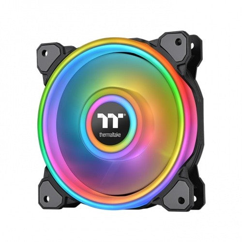 TT FAN, RIING QUAD 14 RGB 3PK BLACK
