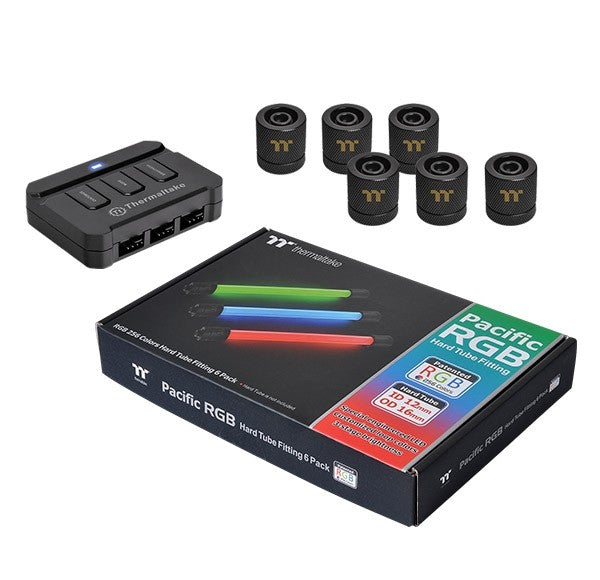 TT COOLER KIT, PACIFIC RGB FITTINGS