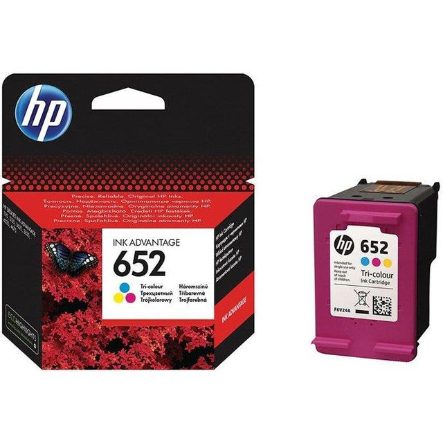 HP 652 Tri-Colour Original Ink Cartridge