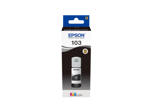 Epson 103 Ecotank Black Ink Bottle 65 ml, 8100 Pages