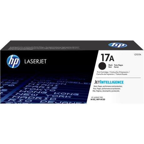 HP 17A Black Original LaserJet Toner Cartridge 1 600 pgs