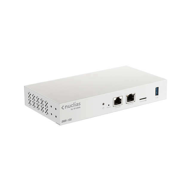 D-Link Nuclias DNH-100 Network Management Connect Hub 1000Mbps WPA3 Cloud Wi-Fi Controller