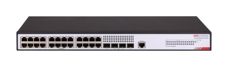 Hikvision L2 Full Managed Switch, 24 *Gigabit Ports, 4 * 1GB SFP Ports,
