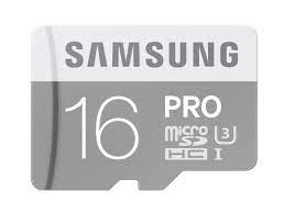 SAMSUNG PRO MICRO SD 16 GB SDHC CLASS10*