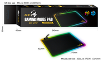 GENIUS MOUSE PAD, GX-PAD 300S RGB BLACK