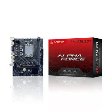 Arktek H610M Intel Chipset LGA1700 Dual Channel DDR4 - Supports Intel Socket LGA1700 CoreI9/ i7/ i5/ i3