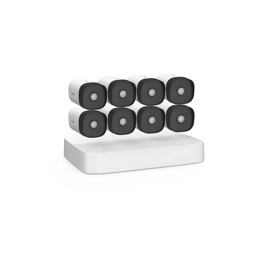 TENDA NVR KIT BULLET 8 CHANNEL POE