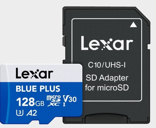 LEXAR BLU PLUS 128GB MICROSDXC C10 V30