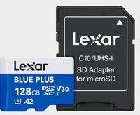 LEXAR BLU PLUS 128GB MICROSDXC C10 V30