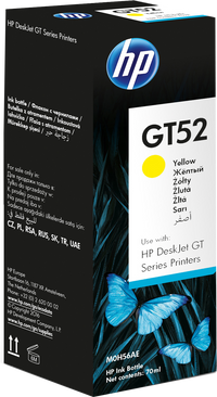 HP GT52 Yellow Original Ink Bottle