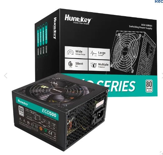 HUNTKEY POWER SUPPLY 500W ECO 80PLUS