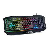 GENIUS KEYBOARD, USB SCORPION K215 BLACK