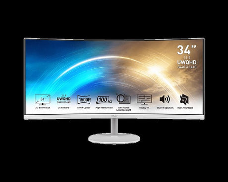 MSI 34" 120Hz Uwqhd Pro Monitor