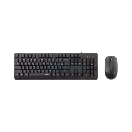 RAPOO X130PRO - Wired optical keyboard and mouse combo
