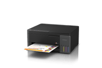 Epson EcoTank L3310 A4 Colour 3-in-1 printer - rear view