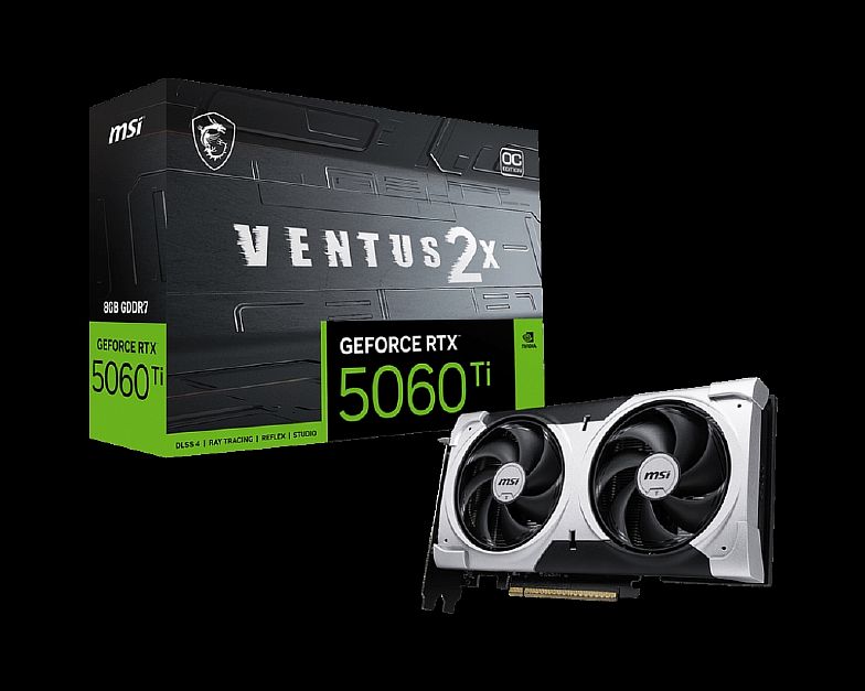 MSI RTX 5060 TI 8G VENTUS 2X OC PLUS