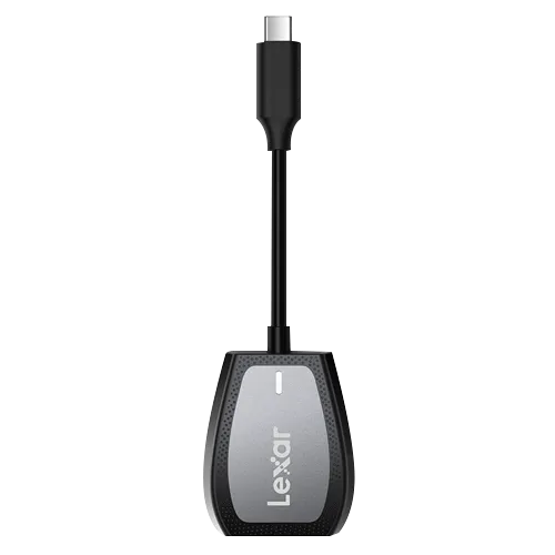 LEXAR USB-C DUAL-SLOT CARD READER UHS-II